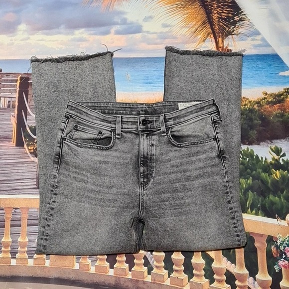 Rag & Bone High Rise Ankle Flare Jeans Size 32 - Picture 3 of 8